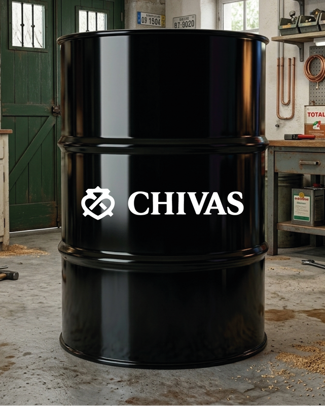 Kit de 2 stickers Chivas logo pour baril décoratif