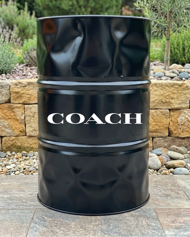 Kit de 2 stickers Coach logo personnalisables pour baril