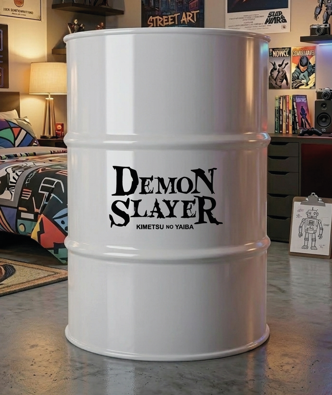 Kit de 2 stickers Démon Slayer logo pour baril décoratif