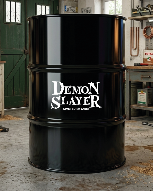 Kit de 2 stickers Démon Slayer logo pour baril décoratif