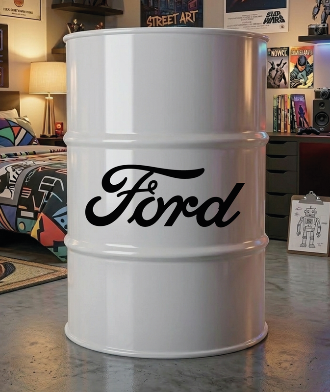 Kit de 2 stickers Ford logo pour baril décoratif