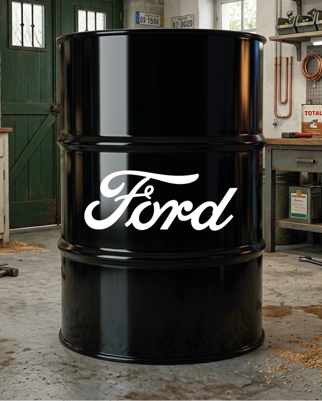Kit de 2 stickers Ford logo pour baril décoratif