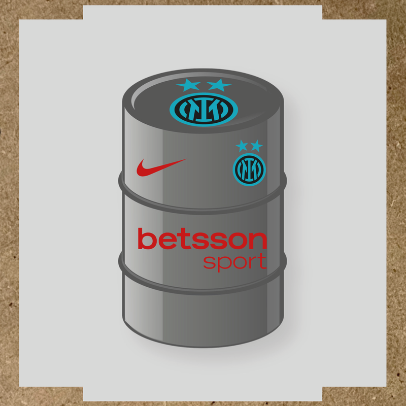 Kit de 4 stickers Inter Milan pour baril décoratif couleur:rouge foncé