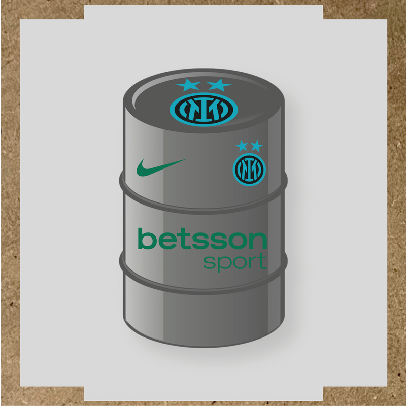 Kit de 4 stickers Inter Milan pour baril décoratif couleur:vert émeraude