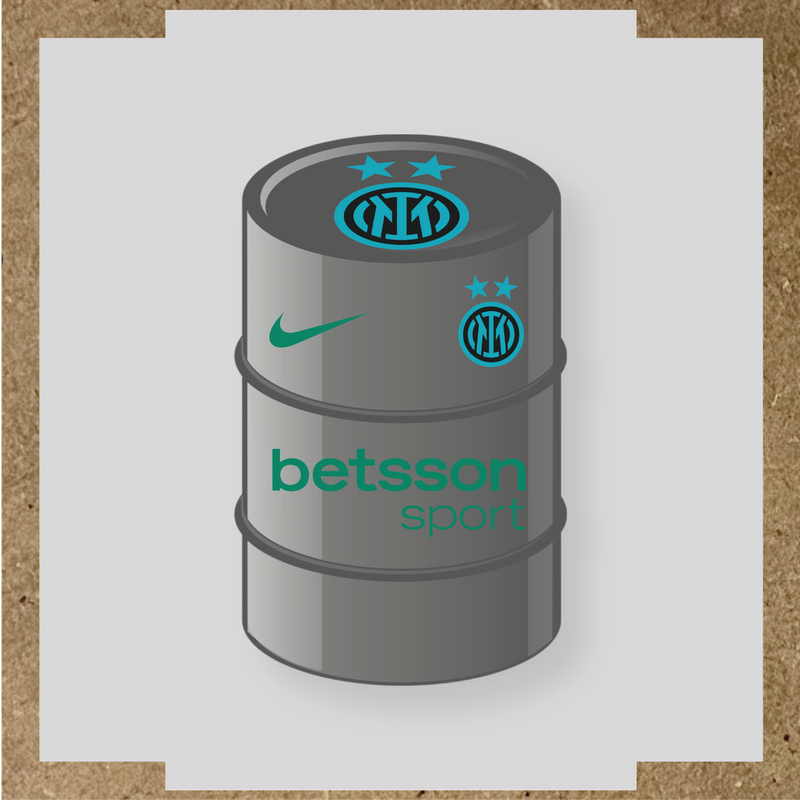 Kit de 4 stickers Inter Milan pour baril décoratif couleur:vert jade