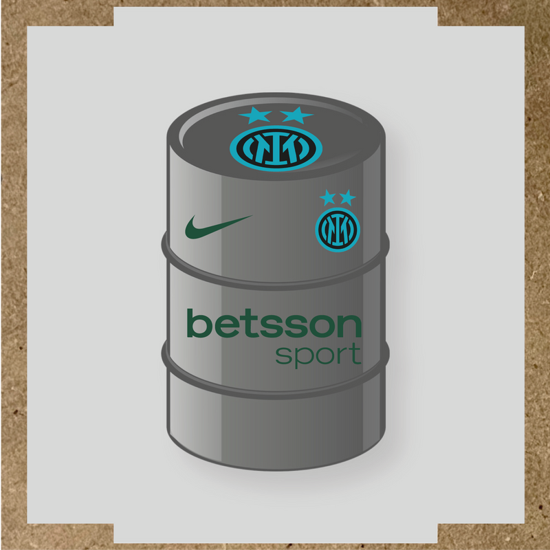 Kit de 4 stickers Inter Milan pour baril décoratif couleur:vert sapin