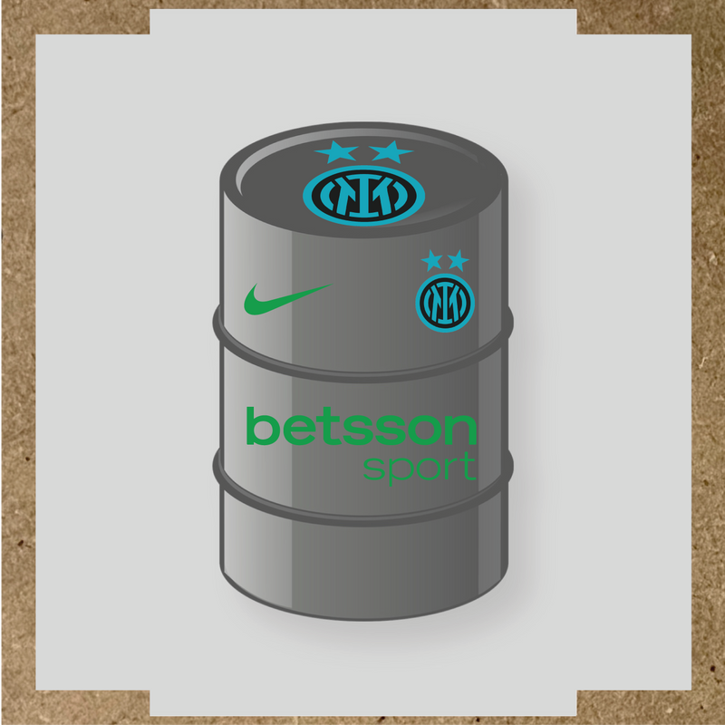 Kit de 4 stickers Inter Milan pour baril décoratif couleur:vert vif