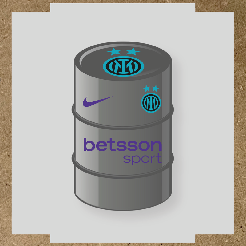 Kit de 4 stickers Inter Milan pour baril décoratif couleur:violet