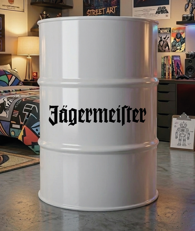 Kit de 2 stickers JagerBomb logo pour barils décoratifs