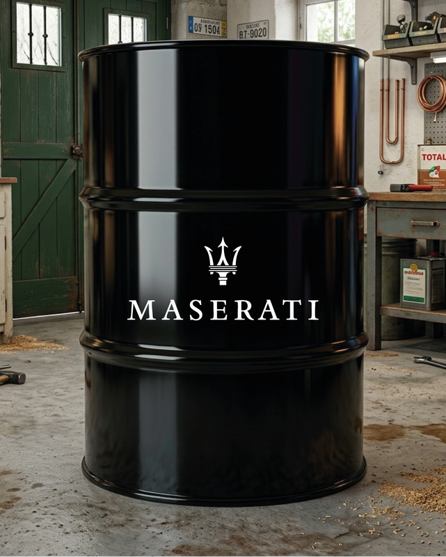 Kit de 2 stickers Maserati logo pour baril décoratif