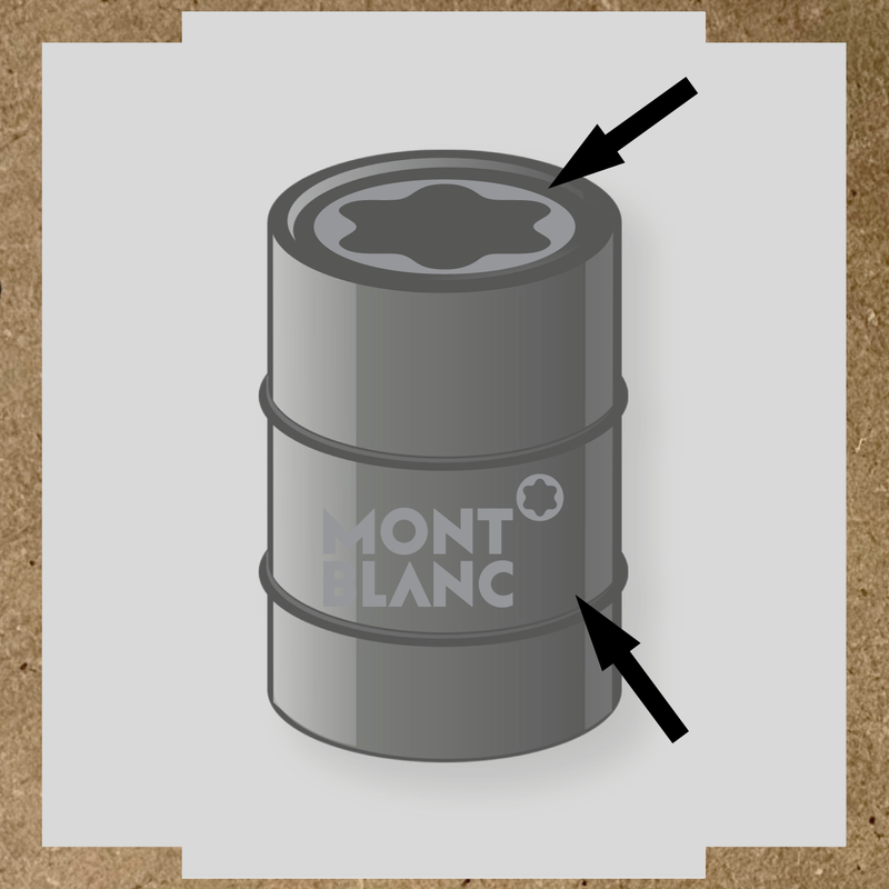 Kit de 2 stickers pour baril avec un design spécifique, illustrant un baril avec des stickers décoratifs. couleur:argent