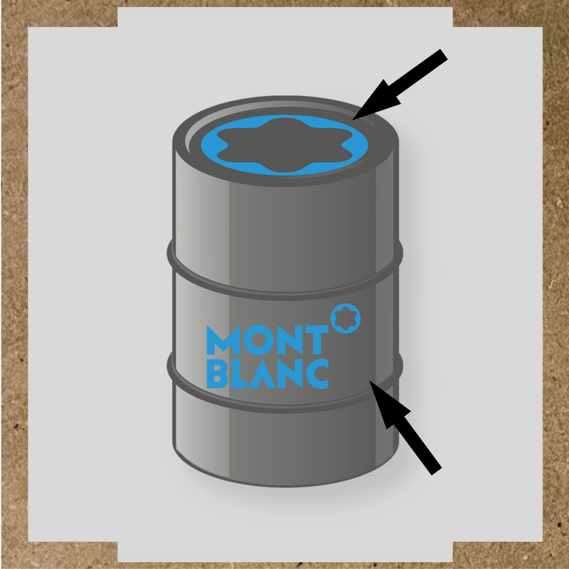 Kit de 2 stickers pour baril avec un design spécifique, illustrant un baril avec des stickers décoratifs. couleur:bleu ciel