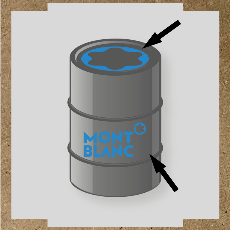 Kit de 2 stickers pour baril avec un design spécifique, illustrant un baril avec des stickers décoratifs. couleur:bleu lagon