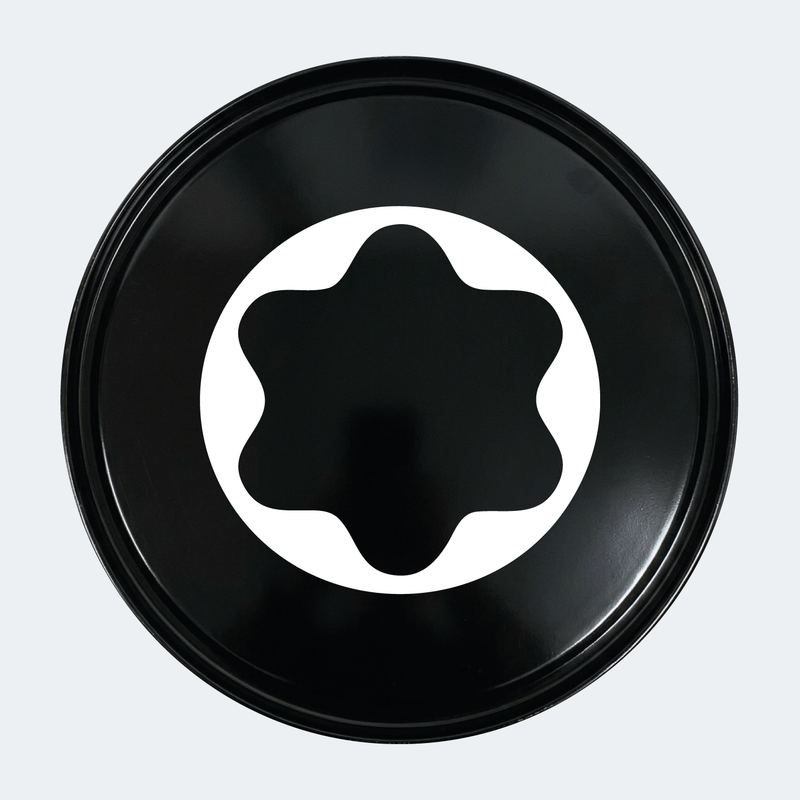 Kit de 2 stickers Mont Blanc logo pour personnaliser votre baril
