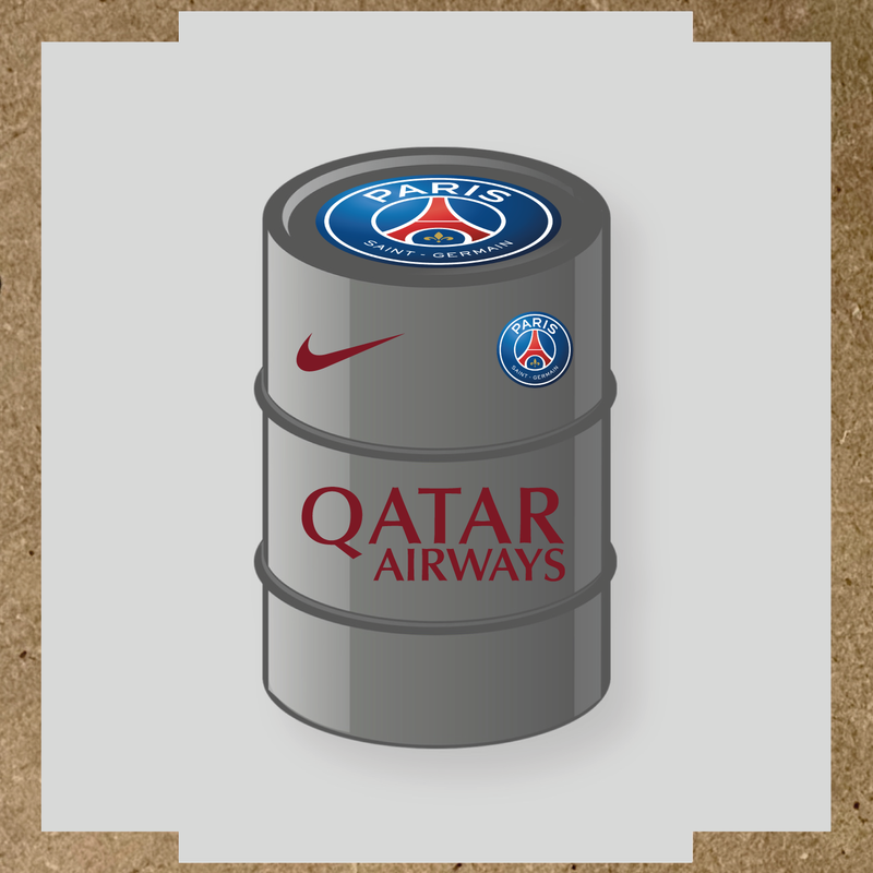 Kit de 4 stickers Paris Saint-Germain pour baril décoratif, incluant le logo principal et des designs de haute qualité. couleur:rouge bordeaux