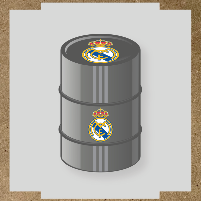 Kit de 4 stickers STADE RENNAIS pour personnaliser un baril décoratif. couleur:argent