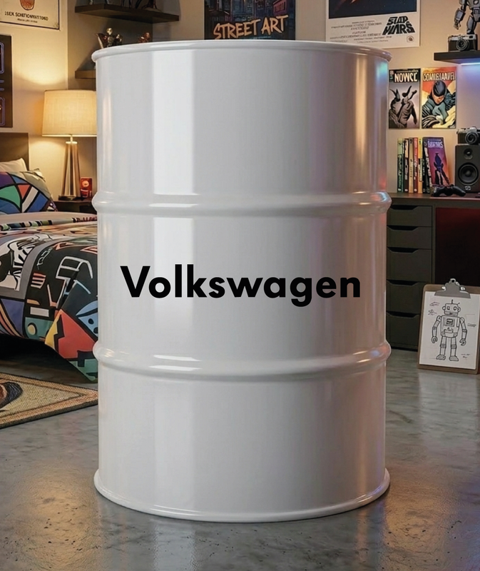 Kit de 2 stickers Volkswagen logo pour baril décoratif