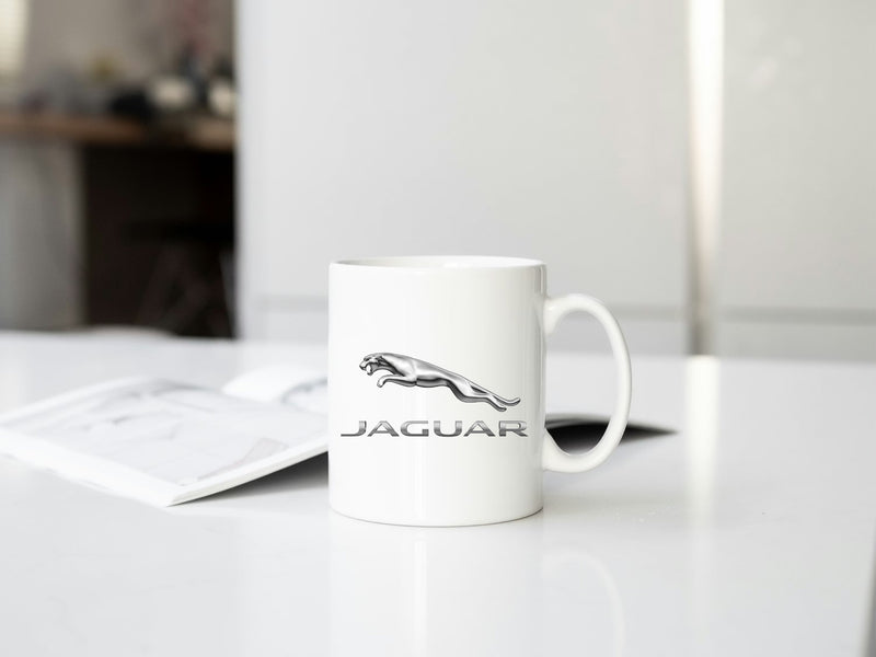 Sticker logo Jaguar avec texte