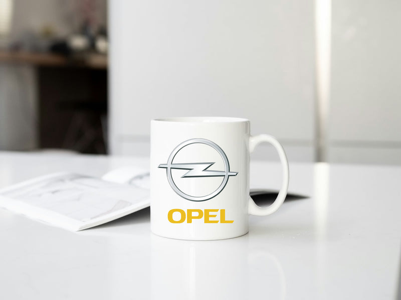 Sticker Opel rond avec éclair